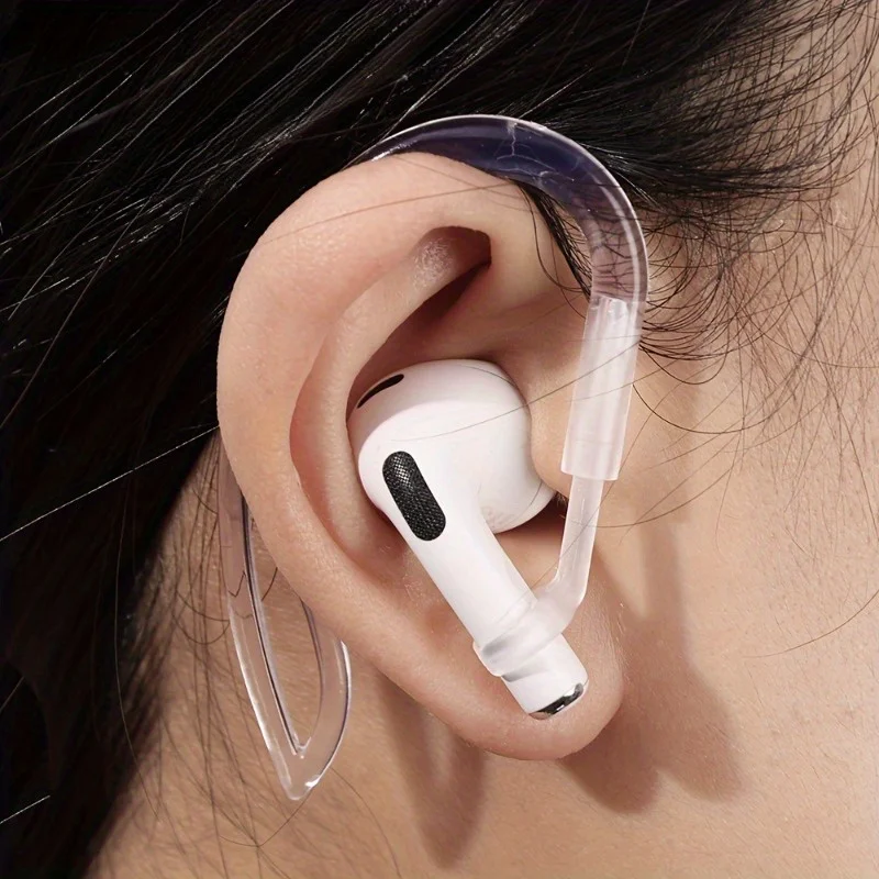 Earphone Sport Hook - 1/2pair Transparent Ear Hook For Soft