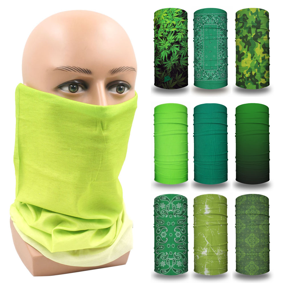 Green Face Bandanas Cover Hiki - Running Gear Parts incelemesi ve fiyatı