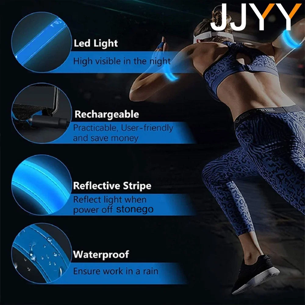 USB Rechargeable LED Armband f - Running Gear Parts incelemesi ve fiyatı
