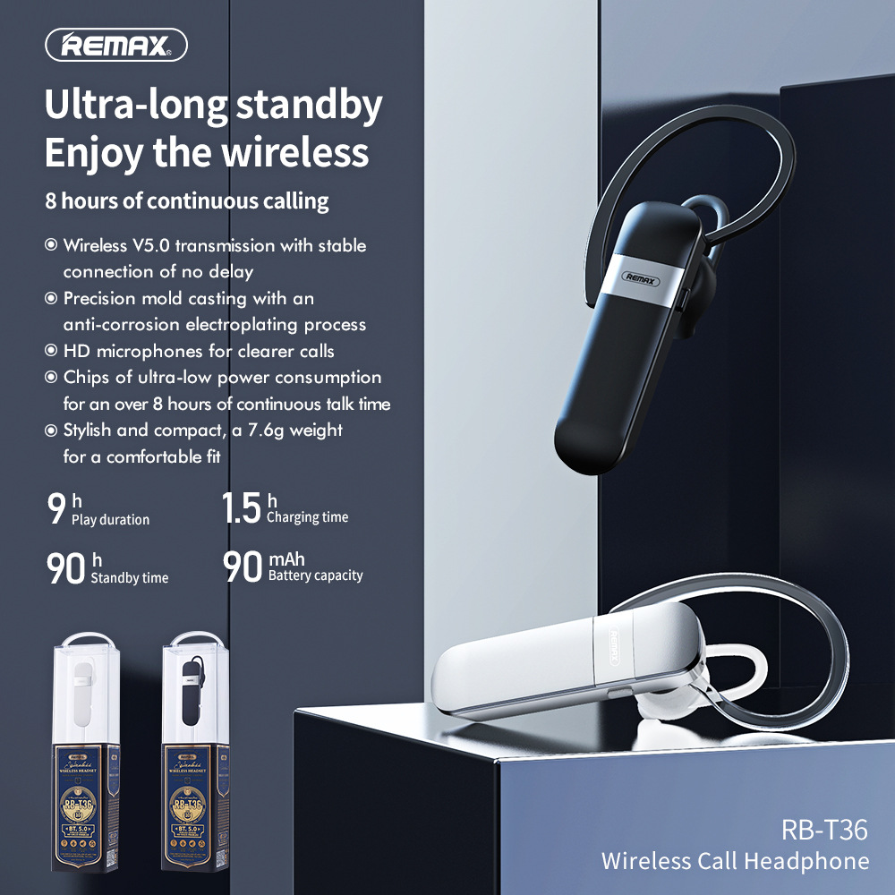 Remax RB-T36 TWS 5.0 True Wire - Earphone Sport Hook incelemesi ve fiyatı