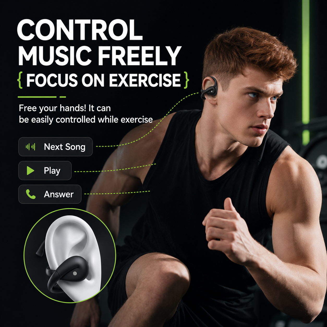 Acer OHR555 Unique Cross Arm O - Earphone Sport Hook incelemesi ve fiyatı