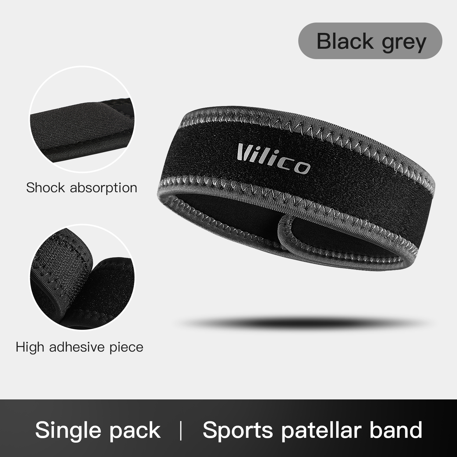 1PC Patella Kneecap Band Silic - Running Gear Parts incelemesi ve fiyatı