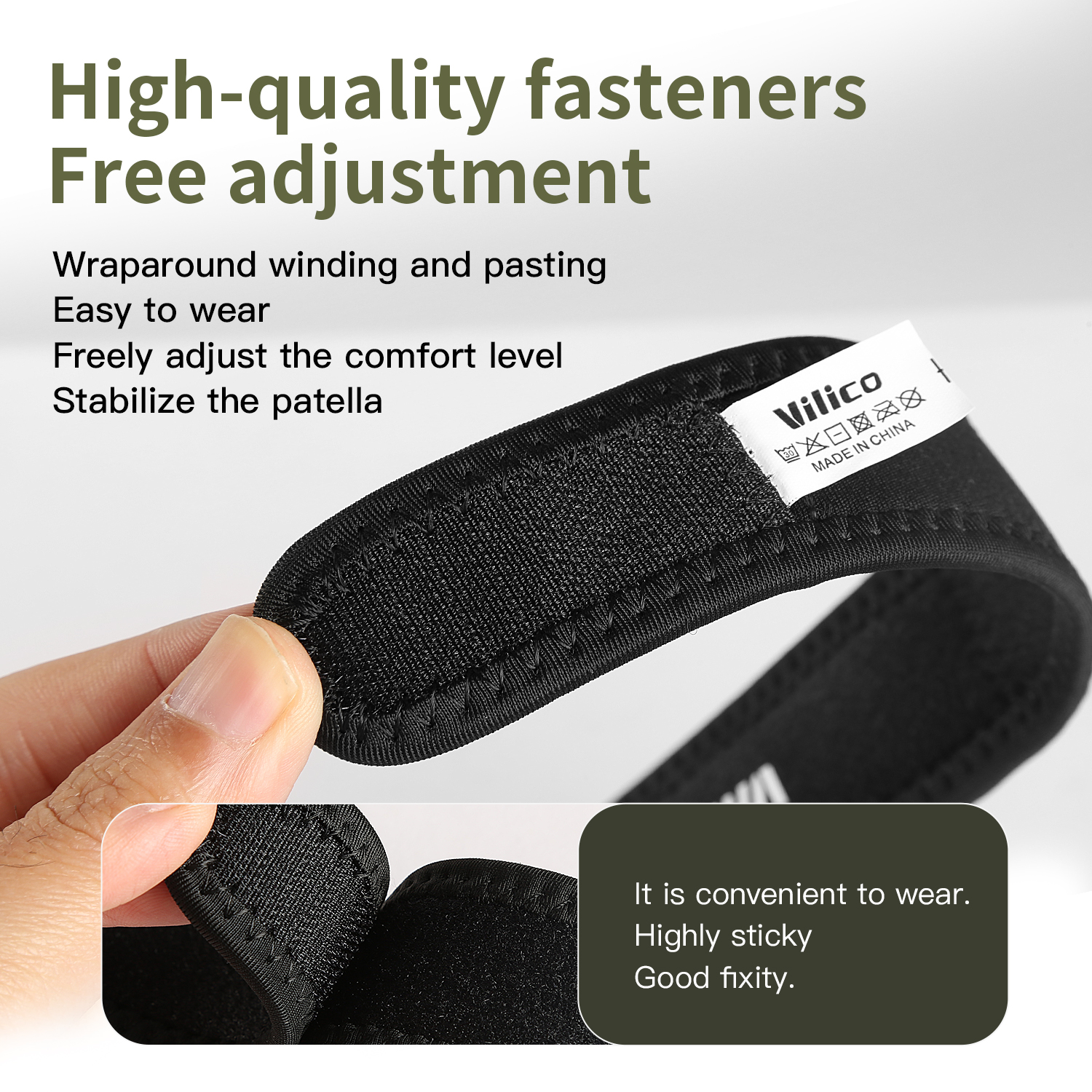 1PC Patella Kneecap Band Silic - Running Gear Parts incelemesi ve fiyatı